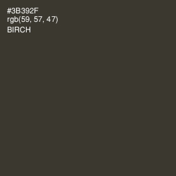 #3B392F - Birch Color Image