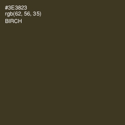 #3E3823 - Birch Color Image