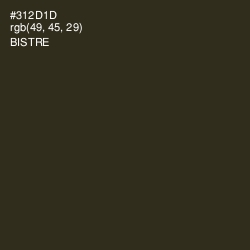 #312D1D - Bistre Color Image