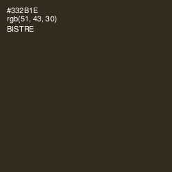 #332B1E - Bistre Color Image