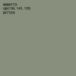 #888F7D - Bitter Color Image