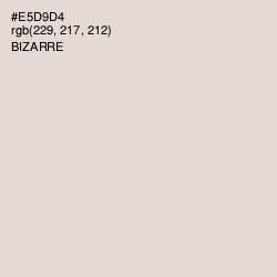 #E5D9D4 - Bizarre Color Image