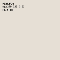 #E5DFD5 - Bizarre Color Image