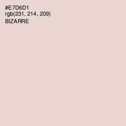 #E7D6D1 - Bizarre Color Image
