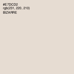#E7DCD2 - Bizarre Color Image