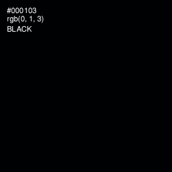 #000103 - Black Color Image