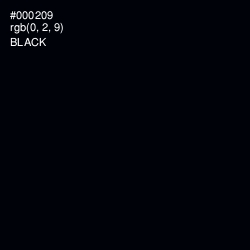 #000209 - Black Color Image