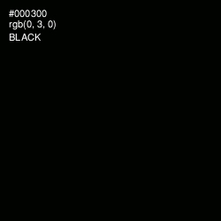 #000300 - Black Color Image