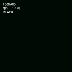 #000A05 - Black Color Image