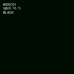 #000C01 - Black Color Image