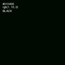 #010A00 - Black Color Image