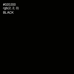 #020200 - Black Color Image
