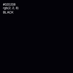 #020208 - Black Color Image