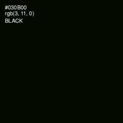 #030B00 - Black Color Image
