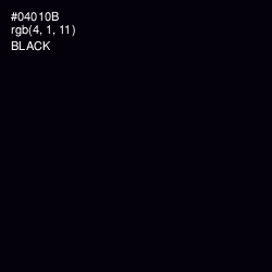 #04010B - Black Color Image