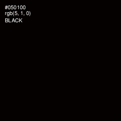 #050100 - Black Color Image
