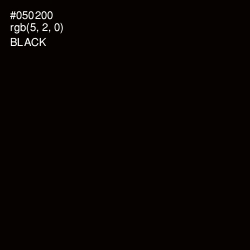 #050200 - Black Color Image