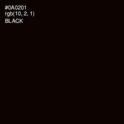 #0A0201 - Black Color Image