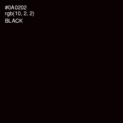 #0A0202 - Black Color Image