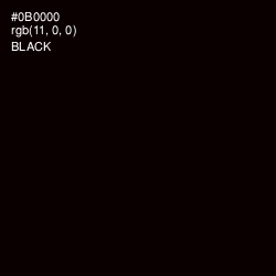#0B0000 - Black Color Image