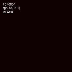 #0F0001 - Black Color Image