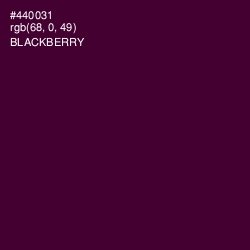 #440031 - Blackberry Color Image