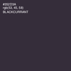 #352D3A - Blackcurrant Color Image