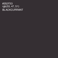 #352F33 - Blackcurrant Color Image