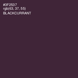 #3F2537 - Blackcurrant Color Image