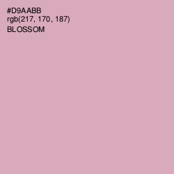 #D9AABB - Blossom Color Image