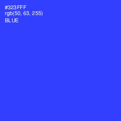 #323FFF - Blue Color Image