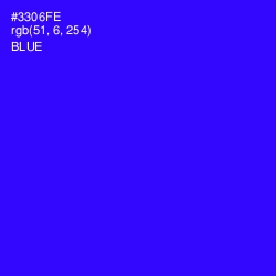 #3306FE - Blue Color Image