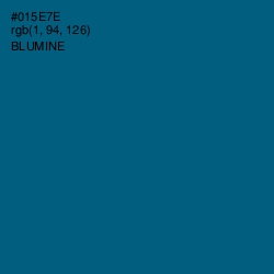 #015E7E - Blumine Color Image
