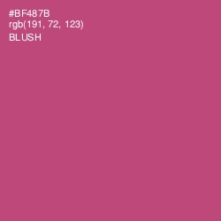 #BF487B - Blush Color Image