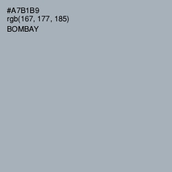 #A7B1B9 - Bombay Color Image