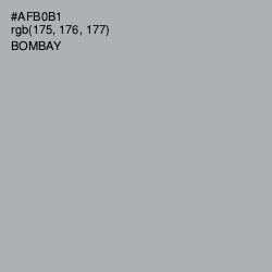#AFB0B1 - Bombay Color Image
