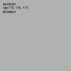 #AFB2B1 - Bombay Color Image