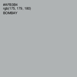 #AFB3B4 - Bombay Color Image