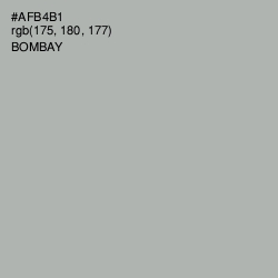 #AFB4B1 - Bombay Color Image