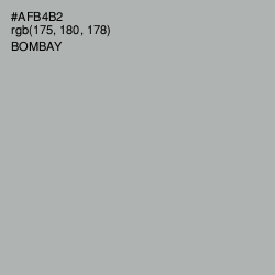 #AFB4B2 - Bombay Color Image