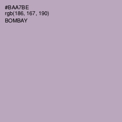 #BAA7BE - Bombay Color Image
