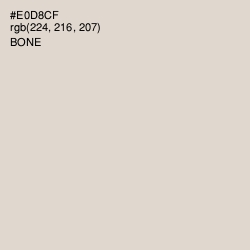 #E0D8CF - Bone Color Image