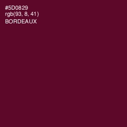 #5D0829 - Bordeaux Color Image