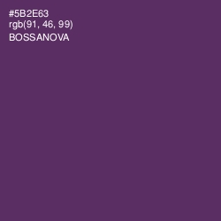 #5B2E63 - Bossanova Color Image
