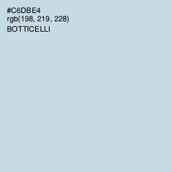 #C6DBE4 - Botticelli Color Image