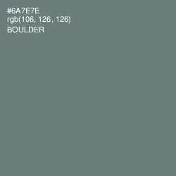 #6A7E7E - Boulder Color Image