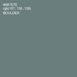 #6B7E7E - Boulder Color Image