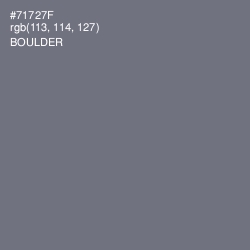 #71727F - Boulder Color Image