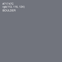 #71747C - Boulder Color Image