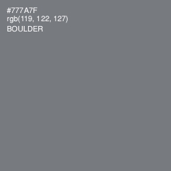 #777A7F - Boulder Color Image